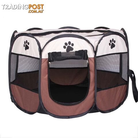 Grey / 74x74x43cmZippay Pet Cage Supplies 600D Oxford Dog Carrier Dog Playpen For Dog Cat Fence Kennel Dog House Outdoor Cat House Playpen Exercise