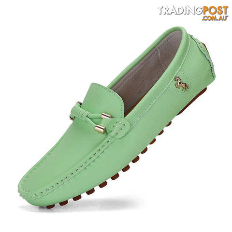 green / 40Zippay Mens Dress Shoes Men's Formal Leather Shoes for Men Elegant Casual Business Social Male Shoe Wedding Party Shoes Driving Shoe