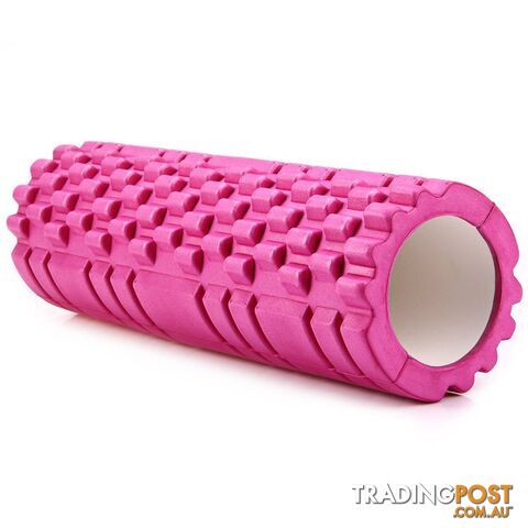PinkZippay 5 Colors High Density Floating Point Fitness Gym Exercises EVA Yoga Foam Roller for Physio Massage Pilates Tight Muscles