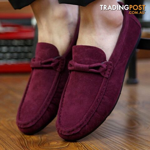 WineRed / 8Zippay Men Shoes Men Loafers Summer Cool Autumn Winter Men's Flats Shoes Leather Low Man Casual Sapatos Tenis Masculino