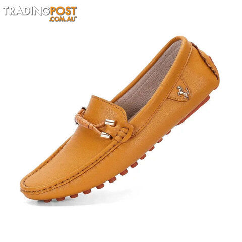 brown / 41Zippay Mens Dress Shoes Men's Formal Leather Shoes for Men Elegant Casual Business Social Male Shoe Wedding Party Shoes Driving Shoe