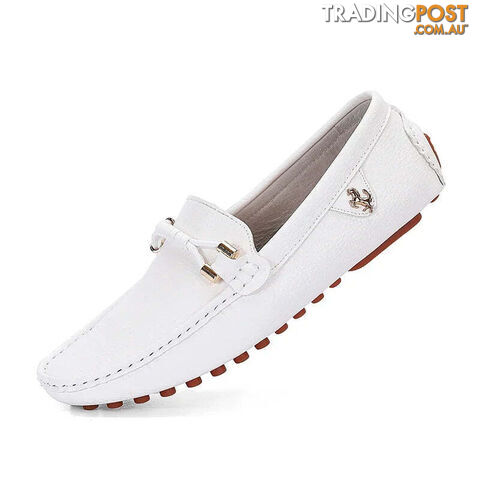 white / 40Zippay Mens Dress Shoes Men's Formal Leather Shoes for Men Elegant Casual Business Social Male Shoe Wedding Party Shoes Driving Shoe