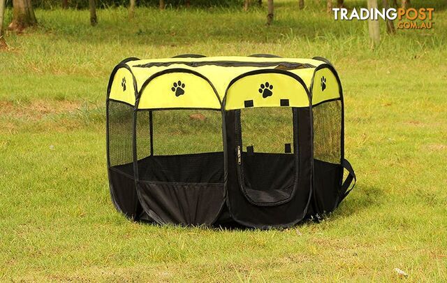 Green / 74x74x43cmZippay Pet Cage Supplies 600D Oxford Dog Carrier Dog Playpen For Dog Cat Fence Kennel Dog House Outdoor Cat House Playpen Exercise