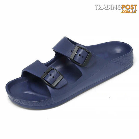 Dark Blue / 44Zippay Women Men Slippers Soft Sandals Women Beach Casual Shoes EVA Slides Original Men Flip-flop
