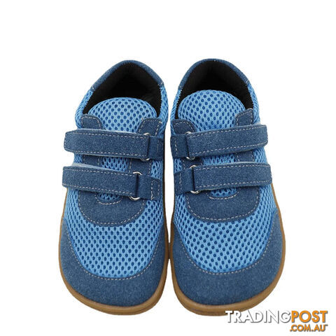 Navy / 3.5BZippay Minimalist Breathable Sports Running Shoes For Girls And Boys Kids Barefoot Sneakers