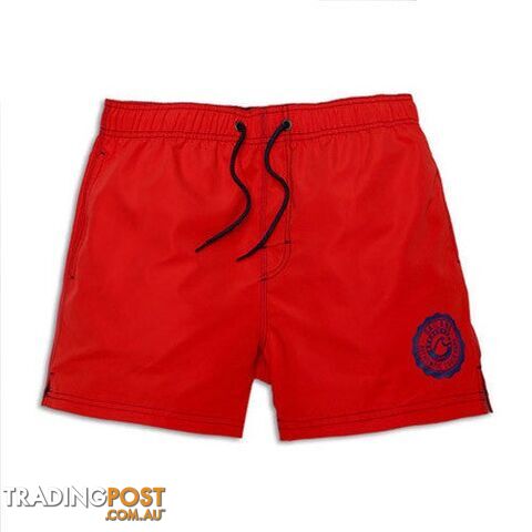Red / MZippay Brand Men's Quick Drying Boxers Trunks Active Man Bermudas Sweatpants Men Beach Swimwear Swimsuit Board Shorts XXXL Size