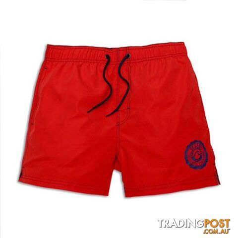 Red / XXLZippay Brand Men's Quick Drying Boxers Trunks Active Man Bermudas Sweatpants Men Beach Swimwear Swimsuit Board Shorts XXXL Size