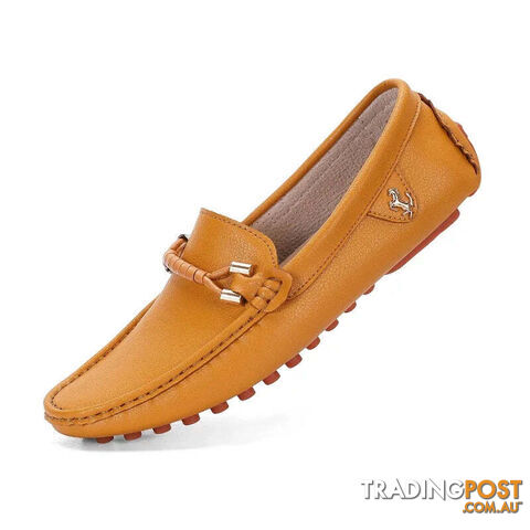 brown / 44Zippay Mens Dress Shoes Men's Formal Leather Shoes for Men Elegant Casual Business Social Male Shoe Wedding Party Shoes Driving Shoe