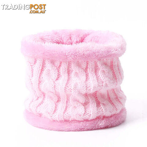 06 ScarfZippay Warm Winter Baby Hats with Scarves for Kids Wool Pompom Baby Hat Children Bonnet Cap Boys Girls Knitted Scarf Gloves Beanie Caps
