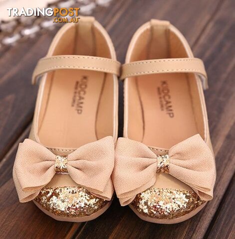 beige / 9Zippay summer children's sandals children single shoes kids child shoes for girls princess bowtie sandals