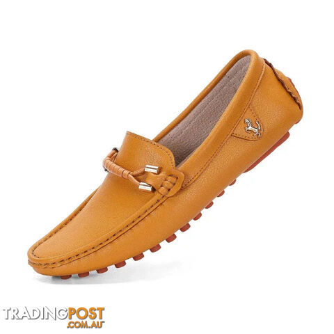 brown / 42Zippay Mens Dress Shoes Men's Formal Leather Shoes for Men Elegant Casual Business Social Male Shoe Wedding Party Shoes Driving Shoe