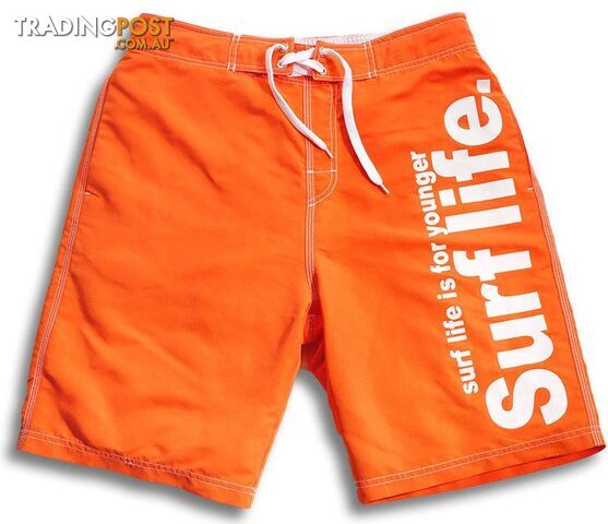 Orange / XXLZippay Brand Male Beach Shorts Active Bermuda Quick-drying Man Swimwear Swimsuit XXXL Size Boxer Trunks Men Bottoms Boardshorts