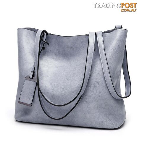 Lake BlueZippay Shoulder Bags for Women Oil Wax Leather Handbag Tote Crossbody Bag Women Luxury Handbag Women Bags Designer Handbag