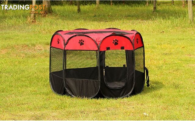 Pink / 91x91x58cmZippay Pet Cage Supplies 600D Oxford Dog Carrier Dog Playpen For Dog Cat Fence Kennel Dog House Outdoor Cat House Playpen Exercise