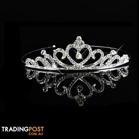 22Zippay Children Tiaras and Crowns Headband Kids Girls Bridal Crystal Crown Wedding Party Accessiories Hair Jewelry Ornaments Headpiece