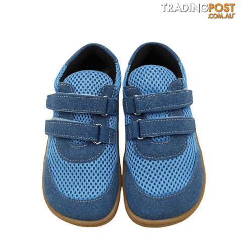 Navy / 1Zippay Minimalist Breathable Sports Running Shoes For Girls And Boys Kids Barefoot Sneakers