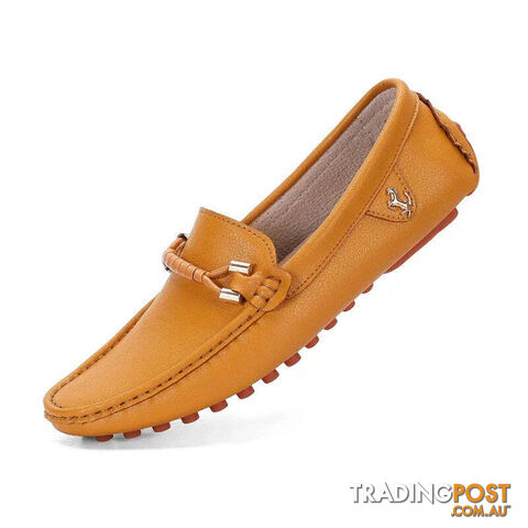 brown / 40Zippay Mens Dress Shoes Men's Formal Leather Shoes for Men Elegant Casual Business Social Male Shoe Wedding Party Shoes Driving Shoe