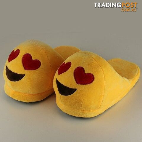 1 / 8Zippay Funny Mens Plush Slippers Indoor Shoes House Cute Women Slippers Emoji Shoes Warm House Slipper