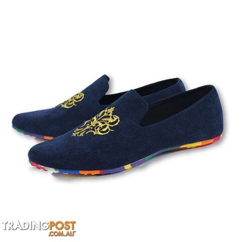 1 / 6.5Zippay men fashion slip-on Totem Printing flats shoes Nubuck Leather driving shoes men moccasins male boat loafers