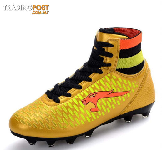 Orange / 4Zippay 3 colors EUR 33-44 superfly football boots brand design men's soccer shoes women botas de futbol specialty soccer boots cleats