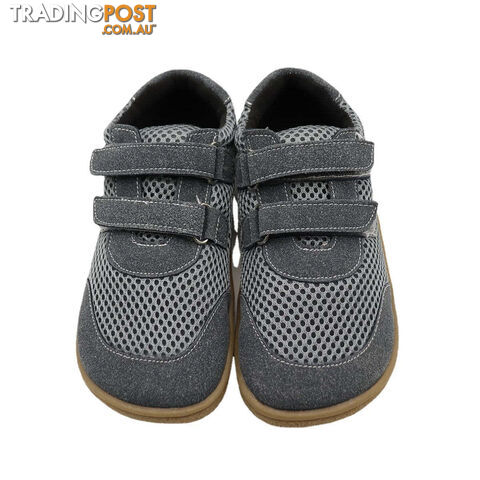 Gray / 1Zippay Minimalist Breathable Sports Running Shoes For Girls And Boys Kids Barefoot Sneakers