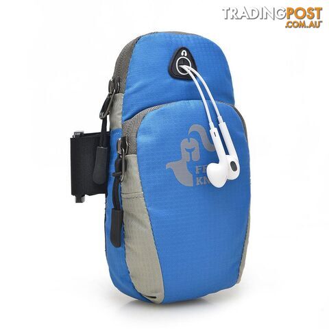 BlueZippay 5.5inch Running Jogging GYM Protective Phone Bag Sports Wrist Bag Arm Bag , Outdoor Waterproof Nylon Hand Bag For Camping Hiking