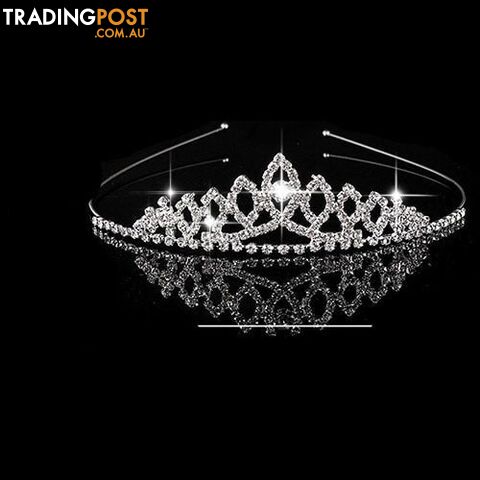 30Zippay Children Tiaras and Crowns Headband Kids Girls Bridal Crystal Crown Wedding Party Accessiories Hair Jewelry Ornaments Headpiece