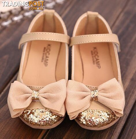 beige / 5.5Zippay summer children's sandals children single shoes kids child shoes for girls princess bowtie sandals