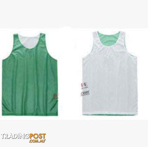 Green / XLZippay Double-sides Wearing Ultra-light Breathable Basketball Jersey Reversible Sport Jerseys Big Size Training Jersey Gym Jerseys