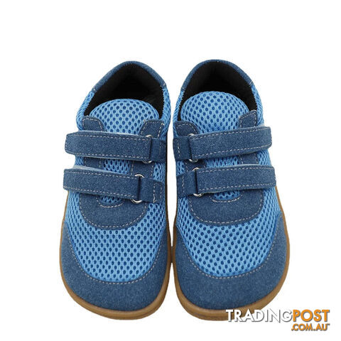 Navy / 37Zippay Minimalist Breathable Sports Running Shoes For Girls And Boys Kids Barefoot Sneakers