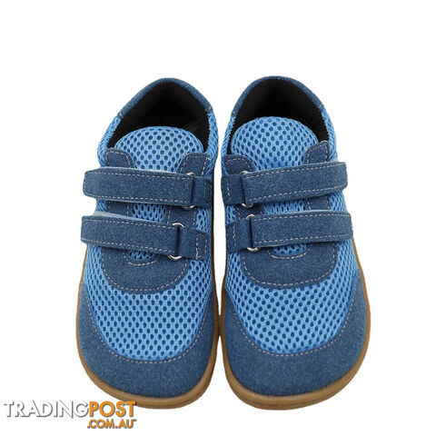 Navy / 3.5Zippay Minimalist Breathable Sports Running Shoes For Girls And Boys Kids Barefoot Sneakers
