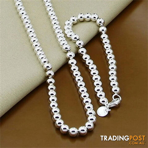 26Zippay Fine Jewelry Set 925 Sterling Silver Sideways Snake Chain Bracelet Necklace Sets For Women Men Fashion Charm Jewelry Gift