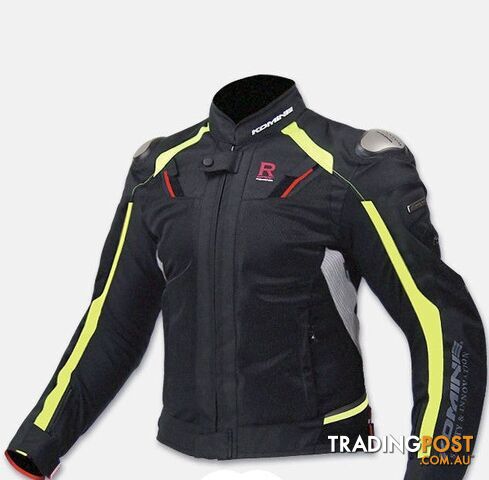 Red / XLZippay spring autumn armored motorcycle jackets for men motorbike jacket racing jacket jk 063 jacket