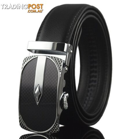 0017 / 100cmZippay Business Belts For Men Ceinture Luxury Genuine Leather Belt Buckle Wide Belt Fashion Jeans Men Brand Pants Strap 130cm Q170