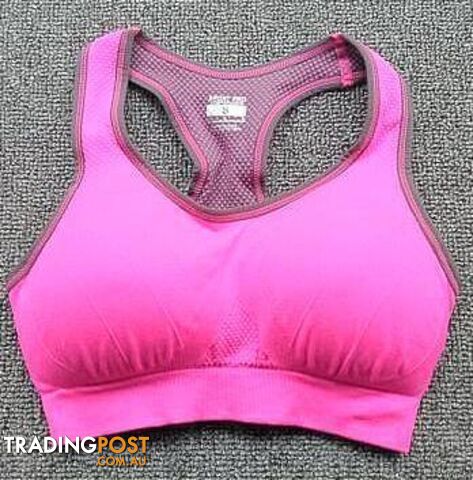 Red / MZippay HOT Professional women sports bras GYM lady running fitness exercise quick-drying underwear training dancing Shockproof vest