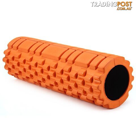 OrangeZippay 5 Colors High Density Floating Point Fitness Gym Exercises EVA Yoga Foam Roller for Physio Massage Pilates Tight Muscles