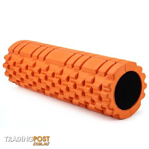OrangeZippay 5 Colors High Density Floating Point Fitness Gym Exercises EVA Yoga Foam Roller for Physio Massage Pilates Tight Muscles