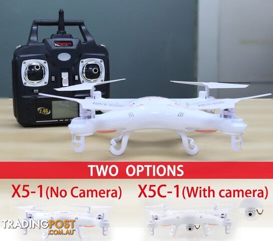 WhiteZippay Syma X5C-1 Quadcopter Drone With Camera X5C