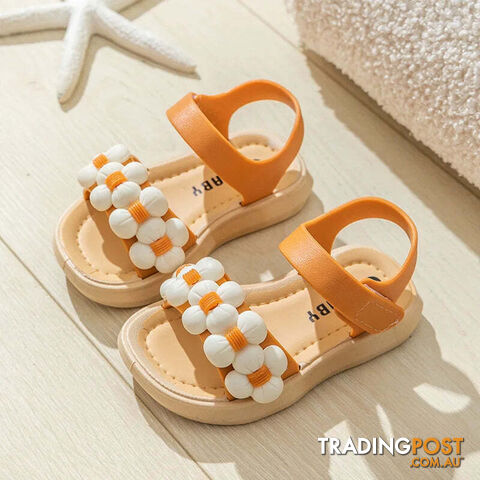 Orange / 31inner18cmZippay Children's Slippers Summer Girls and Boys Bathroom Home Anti slip Beach Shoes Soft Soled Baby Sandals