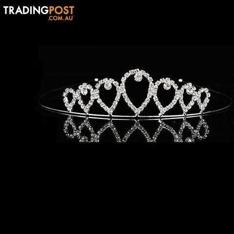 18Zippay Children Tiaras and Crowns Headband Kids Girls Bridal Crystal Crown Wedding Party Accessiories Hair Jewelry Ornaments Headpiece
