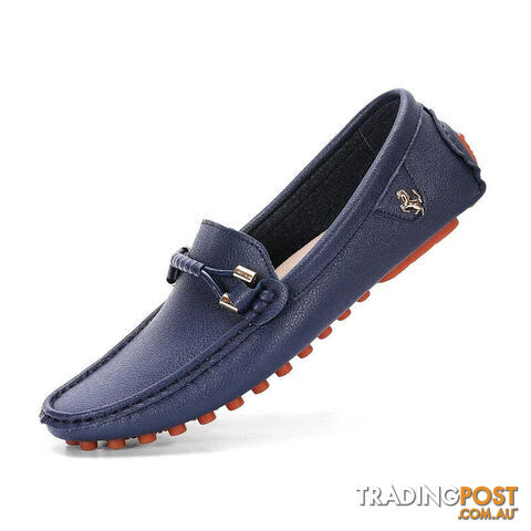 navy / 44Zippay Mens Dress Shoes Men's Formal Leather Shoes for Men Elegant Casual Business Social Male Shoe Wedding Party Shoes Driving Shoe