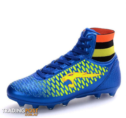 Blue / 9Zippay 3 colors EUR 33-44 superfly football boots brand design men's soccer shoes women botas de futbol specialty soccer boots cleats
