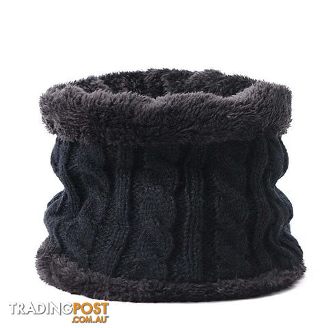 02 ScarfZippay Warm Winter Baby Hats with Scarves for Kids Wool Pompom Baby Hat Children Bonnet Cap Boys Girls Knitted Scarf Gloves Beanie Caps