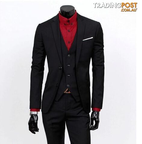 black 2 buttons / XXLZippay Three-piece formal blazer suit / Male suit of cultivate one's morality Business suits