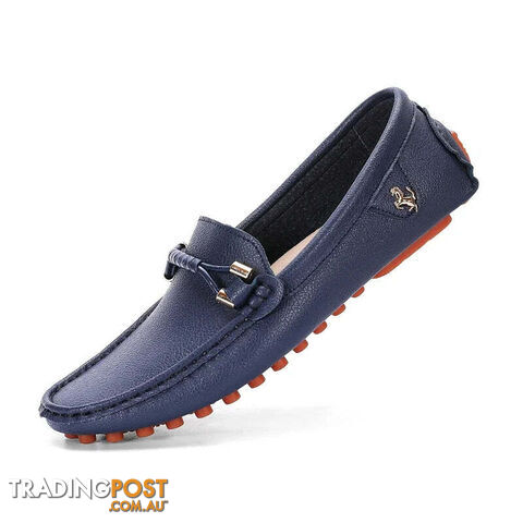 navy / 40Zippay Mens Dress Shoes Men's Formal Leather Shoes for Men Elegant Casual Business Social Male Shoe Wedding Party Shoes Driving Shoe