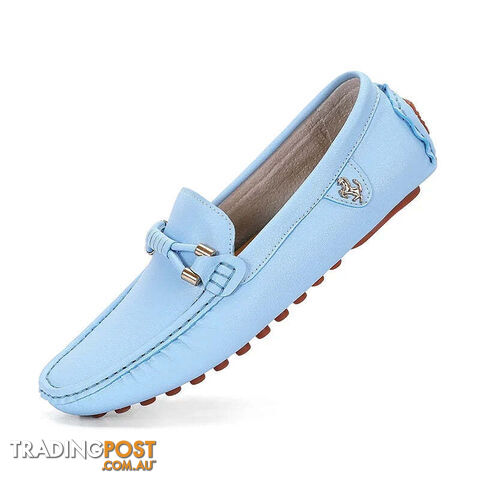 sky blue / 42Zippay Mens Dress Shoes Men's Formal Leather Shoes for Men Elegant Casual Business Social Male Shoe Wedding Party Shoes Driving Shoe