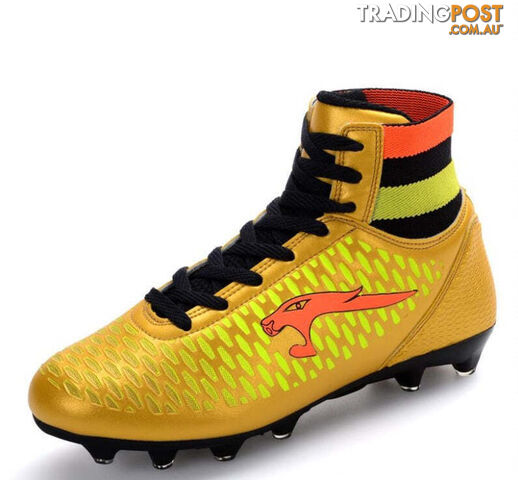 Orange / 6.5Zippay 3 colors EUR 33-44 superfly football boots brand design men's soccer shoes women botas de futbol specialty soccer boots cleats