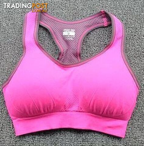 Red / SZippay HOT Professional women sports bras GYM lady running fitness exercise quick-drying underwear training dancing Shockproof vest