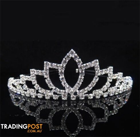 14Zippay Princess Wedding Bridal Bridesmaid Tiara Crown Headband Girls Crystal Rhinestone Jewelry hair Accessories Bride Head Ornament