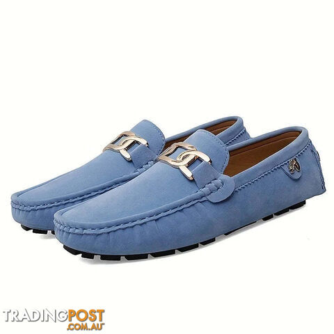 Moonlight / 48Zippay Split Leather Men Loafers Slip on Flats Casual Shoes for Women Moccasins Super Soft Female Footwear
